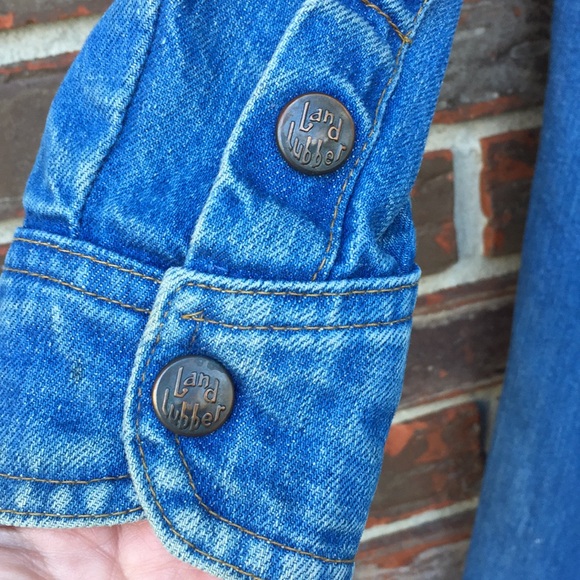 Vintage 70's Landlubber denim dress - Picture 6 of 7